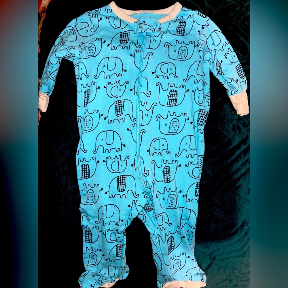Gerber 0-3 months footed pajamas